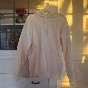 Glossier Limited Edition Embroidered Cream Hoodie